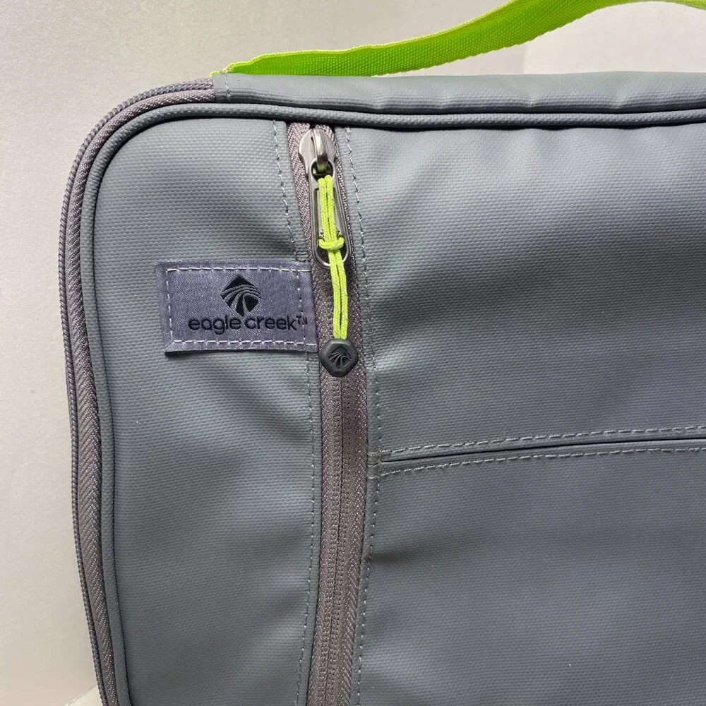 Eagle Creek ETool Organizer Pro Zip Pouch Stone Grey/Strobe (Gray) ExcellentCond
